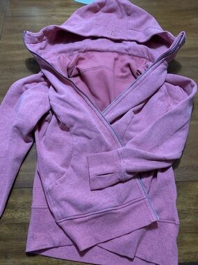 lululemon athletica Pink Hooded Zip-Up Jacket